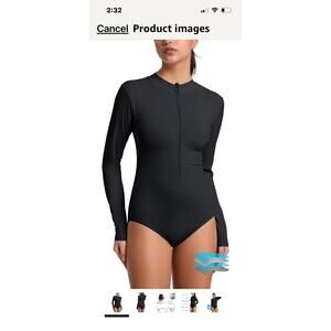 Period Swimwear for Teens Long Sleeve Piece Period Swimsuit UPF50+ Rash Guard...
